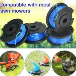 * 4 Bobines De Fil Triomphe Pour Debroussailleuse Bobine De Rechange Pour Coupe-Bordure En Nylon Bobine Fil Coupe Bordure Bobine De Remplacement A Alimentation Automatique Pour Tondeuse A Gazon><noscript><img width=