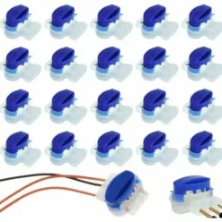 * 20 Pieces Serre-Cables Connecteur De Cable, Connecteur De Cable Etanche Accessoires De Cable Polyvalents Avec Gel Pour Jardin Exterieur Et Tondeuse A Gazon Robot S'Areern> Accessoire Pour Tondeuse Et Autoportée