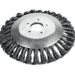 * 6 Pouces Coupe-Bordure A Batterie Tete Trimmer D'Herbe De Brosse De Roue Acier Pour Jardin Jmax> Accessoire Pour Tondeuse Et Autoportée