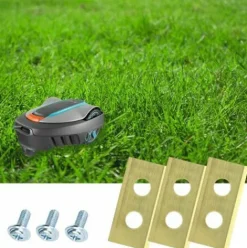 * Abcrital Lot De 30 Lames De Rechange En Titane Pour Tondeuse Robot Worx Landroid Lames En Titane Et Vis Ameliorees Pour Tondeuse Robot Worx Landroid><noscript><img width=