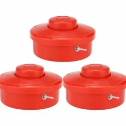 * Abcrital 3Pcs Tetes De Trimmer Universel Herbe Tondeuse,Tetes De Remplacement Debroussailleuse Chaine Set Brosse Coupeur Accessoire Outils EÉlectriques Pour Jardin Pelouse Patio> Accessoire Pour Tondeuse Et Autoportée
