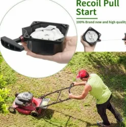 * Abcrital Tondeuse A Gazon, Demarrage Facile, Assemblage Universel, Tirette A Lanceur Et Debroussailleuse (Taille : Fil D'Acier Noir)><noscript><img width=