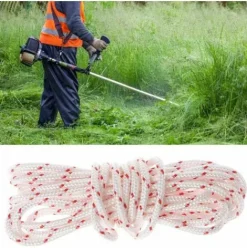 * Aougo Corde De Demarrage De 3 M X 3,5 Mm Pour Tondeuse A Gazon Avec Tronconneuse.><noscript><img width=