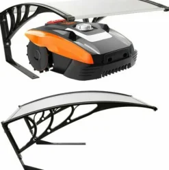 * Arebos Garage De Tondeuse Robot | Abri Pour Robot | Taille 102 X 79 X 46 Cm | Resistant Aux Intemperies + Protection Uv | Avec Pieds En Metal | Materiel De Montage Inclus> Accessoire Pour Tondeuse Et Autoportée