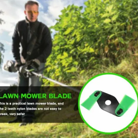 * Asupermall 2 Dents Jardin Pelouse Parage Cutter Tondeuse Accessoires Herbe Feuilles Disque Massicots Nylon Lame De Tondeuse A Gazon Cutter Accessoires Avec Cutting Edge Double Face> Accessoire Pour Tondeuse Et Autoportée