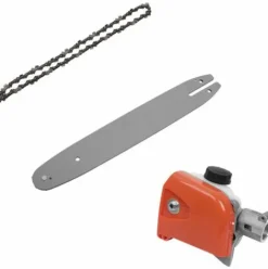* Asupermall Chainsaw Guide Gear Boite De Vitesses + Plaque + Ensemble De La Chaine Pour Stihl Ht Km 73-130 Serie Pole Scie Trimmer Connecteur Multifonction Pole Elaguer Universel Accessoires Bois Outil, 7 Dents> Accessoire Pour Tondeuse Et Autoportée
