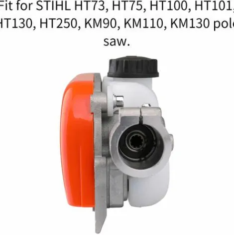 * Asupermall Chainsaw Guide Gear Boite De Vitesses + Plaque + Ensemble De La Chaine Pour Stihl Ht Km 73-130 Serie Pole Scie Trimmer Connecteur Multifonction Pole Elaguer Universel Accessoires Bois Outil, 7 Dents> Accessoire Pour Tondeuse Et Autoportée