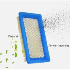 * Asupermall Paquet De 5 Filtres A Air 491588S, Remplacement Pour Briggs Stratton 491588 4915885 Cartouche De Filtre A Air Oem Plate, Filtre A Air Pour Tondeuse A Gazon, Bleu><noscript><img width=