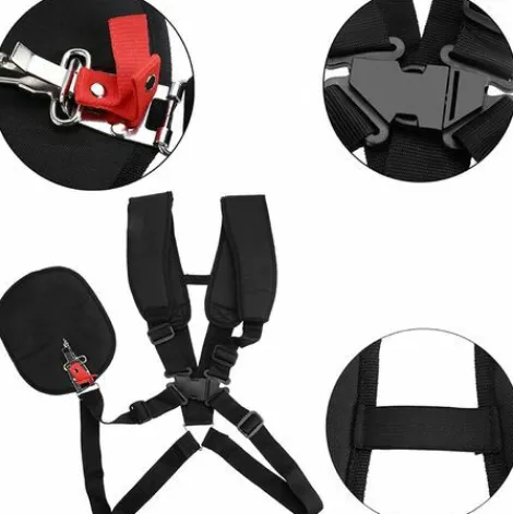 * Bares Bandouliere Pour Tondeuse, Double Bandouliere Pour Tondeuse Professionnelle En Nylon Avec Ceinture Facilement Reglable Pour Debroussailleuse Jardin Pelouse Et Appareil Photo> Accessoire Pour Tondeuse Et Autoportée