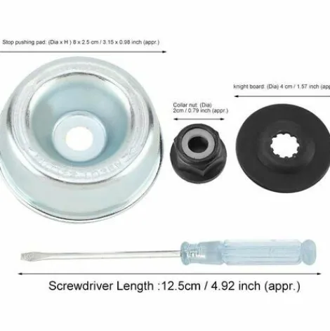 * Bares Kit De Maintenance D'Accessoires Pour Adaptateur Tondeuse A Gazon Pour Stihl Rondelle De Butee, Plaque De Support, Ecrou De Collier Tournevis De Maintenance Kit Fixation De L'Adaptateur De Lame> Accessoire Pour Tondeuse Et Autoportée