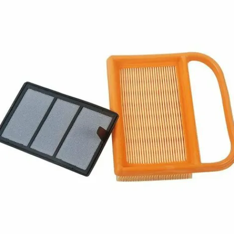* Bearsu 2 Pieces Remplacer Le Filtre A Air + Pre-Filtre Adapte Pour Br320 Stihl Ts410 Ts420 Tondeuse A Gazon Remplacer 4238-140-1800 4238 140 4401 42381410300B> Accessoire Pour Tondeuse Et Autoportée
