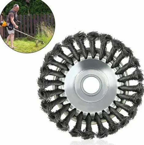 * Bearsu Brosse Desherbant Ronde Pour Debroussailleuse Haute Resistance Cone Anti-Mauvaises Herbes 20,3 Cm> Accessoire Pour Tondeuse Et Autoportée