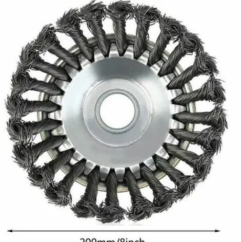 * Bearsu Brosse Desherbant Ronde Pour Debroussailleuse Haute Resistance Cone Anti-Mauvaises Herbes 20,3 Cm> Accessoire Pour Tondeuse Et Autoportée