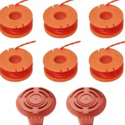 * Benobby Kids Bobine Pour Toutes Les Tondeuses A Gazon Compatibles Avec Worx Wg154 Wg163 Wg180 Wg175 Wg155 Wg151 Wg160 Pieces De Rechange Pour Tondeuse A Gazon Avec 2 Capuchons> Accessoire Pour Tondeuse Et Autoportée