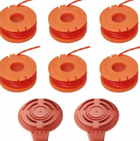 * Benobby Kids Bobine Pour Toutes Les Tondeuses A Gazon Compatibles Avec Worx Wg154 Wg163 Wg180 Wg175 Wg155 Wg151 Wg160 Pieces De Rechange Pour Tondeuse A Gazon Avec 2 Capuchons> Accessoire Pour Tondeuse Et Autoportée