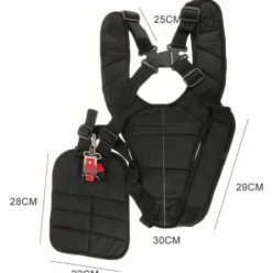 * Bf Sangles De Tondeuse A Gazon Bretelles Doubles Bretelles Simples Bretelles Doubles Pour Tondeuse A Gazon (Noir)><noscript><img width=