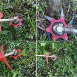 * Bf Trou De Montage 25 Mm Tete De Coupe A Six Feuilles Tete D'Herbe Accessoires De Tondeuse A Gazon Lame De Debroussailleuse Coupe-Herbe De Desherbage Universel><noscript><img width=