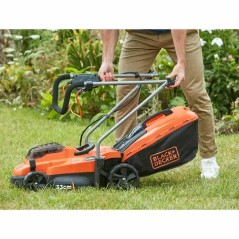 * Black & Decker Tondeuse 33Cm Sans Fil Lithium 18V Sans Batterie Black+Decker Bcmw3318N-Xj> Tondeuse À Batterie