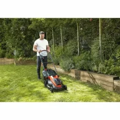 * Black & Decker Tondeuse Sans Fil Lithium 36V 2 Batteries 2Ah 38Cm Black+Decker Clm3820L2-Qw> Tondeuse À Batterie