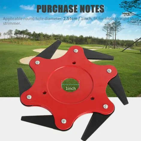 * Briday Tete De Coupe, Outil De Mangeur D'Herbe, Diametre Interieur 2.54 Cm, 6 Dents> Accessoire Pour Tondeuse Et Autoportée