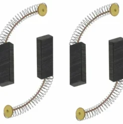 * Cisea Lot De 2 Paires De Balais De Charbon Pour Moteur 6 X 11 X 30 Mm Pour Meuleuse D'Angle Rotative, Perceuse Circulaire, Perceuse EÉlectrique, Pieces De Rechange, Accessoires De Rechange, Noir Et Dore> Accessoire Pour Tondeuse Et Autoportée