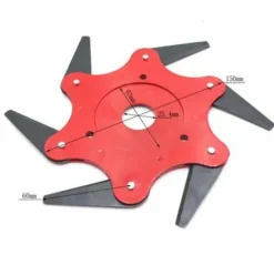 * Cisea Tete De Coupe Exterieure Lame De Debroussailleuse Accessoires De Tete De Tondeuse A Gazon 6 Remplacement De La Tondeuse De Rasoir En Acier Avec Affuteuse De Lame (Kits D'Adaptateur Non Inclus)><noscript><img width=
