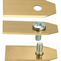 * Cisea 30X Lames De Couteau En Titane, Couteau De Tondeuse Robot (3G 0,75Mm) + 30 Vis Pour Toutes Les Tondeuses Robots Husqvarna? Gardena? / Automower?, Accessoires Pour Tondeuses Robots, Lames De Rechange Pour Tondeuses A Gazon> Accessoire Pour Tondeuse Et Autoportée