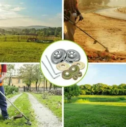 * Cleggfr Debroussailleuse Universelle Kit De Fixation D'Ecrou Accessoires De Debroussailleuse Pieces De Tondeuse Gazon Accessoire De Rechange 10 Pieces><noscript><img width=