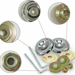 * Cleggfr Debroussailleuse Universelle Kit De Fixation D'Ecrou Accessoires De Debroussailleuse Pieces De Tondeuse Gazon Accessoire De Rechange 10 Pieces><noscript><img width=