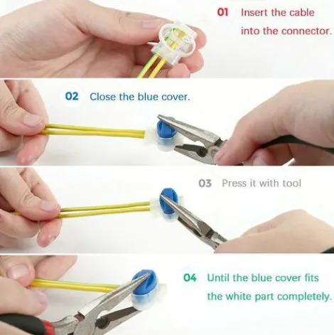 * Connecteurs De Cable Remplis Des Resines Pour Robot Tondeuse Automower,Starlight,Lot De 20> Accessoire Pour Tondeuse Et Autoportée