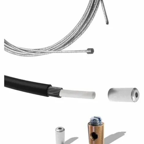 * Cyclingcolors Cable D'Accelerateur Performance Avec Gaine Serre-Cable Embouts Compatible Avec Carburateur Dellorto> Accessoire Pour Tondeuse Et Autoportée