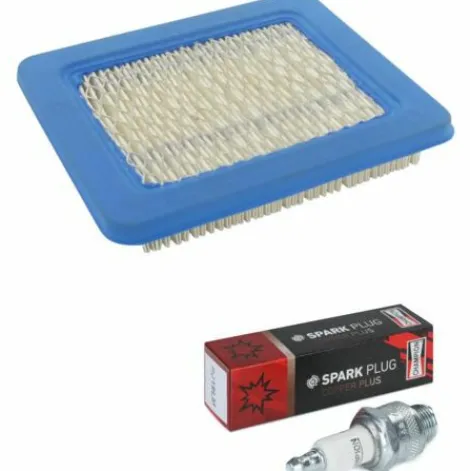 * Cyclingcolors Filtre A Air Compatible Avec Briggs And Stratton 491588, 31749, 399959, 491588S + Bougie Champion Rj19Lm / T10 Tondeuse Tracteur Motoculteur> Accessoire Pour Tondeuse Et Autoportée