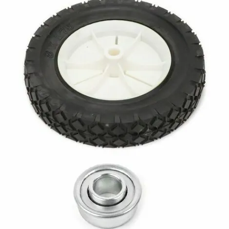 * Cyclingcolors Roue De Tondeuse Universelle Diametre 200Mm Avec Pneu 8 X 1,75 Moyeu 35Mm + Roulement Tracteur Autoportee> Accessoire Pour Tondeuse Et Autoportée