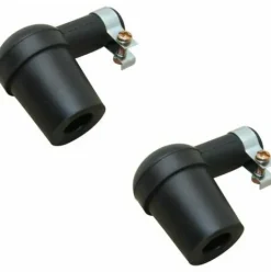 * Cyclingcolors 2X Antiparasite Universel Caoutchouc Noir Capuchon Bougie Tondeuse Tracteur> Accessoire Pour Tondeuse Et Autoportée