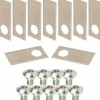 * Cyclingcolors 9X Lames De Robots Tondeuses + 9X Ecrous Compatible Avec Honda Serie Miimo Hrm 39 17,5Mm Acier Inoxydable> Accessoire Pour Tondeuse Et Autoportée
