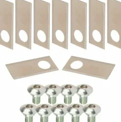 * Cyclingcolors 9X Lames De Robots Tondeuses + 9X Ecrous Compatible Avec Honda Serie Miimo Hrm 39 17,5Mm Acier Inoxydable> Accessoire Pour Tondeuse Et Autoportée