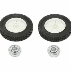 * Cyclingcolors 2X Roue De Tondeuse Universelle Diametre 200Mm Avec Pneu 8 X 1,75 Moyeu 35Mm + 2X Roulement Tracteur Autoportee> Accessoire Pour Tondeuse Et Autoportée