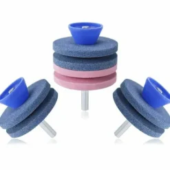 * Devenirriche Broyeur 3 Pieces Pour Couteaux De Tondeuse A Gazon, Affuteur De Tondeuse A Gazon, Meule De Meule Pour Outils De Jardin / Couteaux De Tondeuse A Gazon> Accessoire Pour Tondeuse Et Autoportée