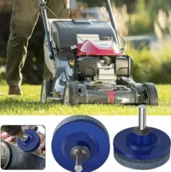 * Devenirriche Paquet De 1 Aiguiseurs De Lame De Tondeuse A Gazon, Aiguiseur De Tondeuse A Gazon Pour Perceuse Manuelle, Accessoires De Tondeuse A Gazon> Accessoire Pour Tondeuse Et Autoportée