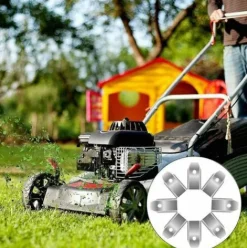 * Dontodent 45 Lames De Couteau En Titane Pour Toutes Les Tondeuses Robotiques Husqvarn/Automower/Yardforce/Gardena (3 G-0,75 Mm) Avec 45 Vis, Remplacement><noscript><img width=