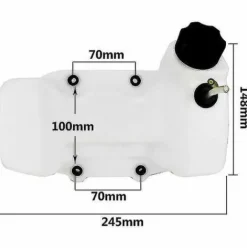 * Dontodent 40-5Bl Debroussailleuse Tondeuse De Reservoir De Carburant Reservoir De Carburant Gaz Bouchon De Reservoir De Carburant> Accessoire Pour Tondeuse Et Autoportée