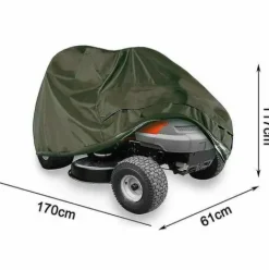 * Dontodent Housse De Tondeuse A Gazon Housse De Tracteur Compatible Avec Les Ponts Jusqu'A 54 Housse De Rangement 170 X 61 X 117 Cm><noscript><img width=