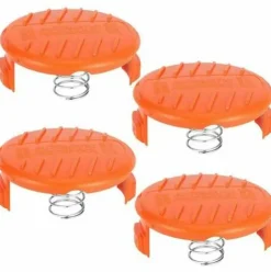 * Echoo Capuchons De Bobine, Ressorts Accessoires De Pieces De Rechange Couvercles De Capuchon De Bobine De Rechange Compatibles Avec Ressort Pour Bobine De Debroussailleuse Afs Materiau Abs Solide Et Durable (4Pcs)> Accessoire Pour Tondeuse Et Autoportée