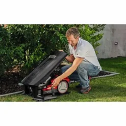 * Einhell Garage Pour Robot Tondeuse Freelexo (Pour La Gc-Rm 500 Et La Serie Complete Freelexo, Protection Contre La Pluie, Le Soleil Et Les Precipitations, Installation Facile)> Accessoire Pour Tondeuse Et Autoportée