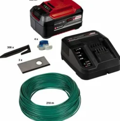 * Einhell Kit D'Installation 1200M Pour Robot-Tondeuse Freelexo (Jusqu'A 1200M , 3 Lames, 210M Cable Peripherique) Livre Avec Batterie 5,2Ah Et Chargeur><noscript><img width=