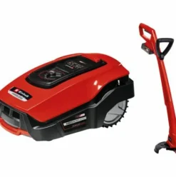 * Einhell Robot Tondeuse Freelexo 500 Bt Power X-Change + Coupe Bordure Gc-Ct 18/25 Li P Solo (18 V, Surface 500M2, Application Bluetooth) Livre Avec Kit D'Installation, Batterie 2,5Ah Et Chargeur><noscript><img width=