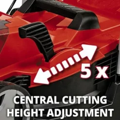 * Einhell Tondeuse Sans Fil Ge-Cm 18/33 Li-Solo Power X-Change (18 V, 200 M , 33 Cm, 30 L, Reglage De La Hauteur De Coupe En 5 Etapes) Livre Sans Batterie Ni Chargeur><noscript><img width=