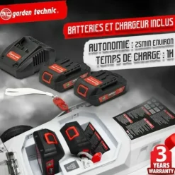 * Elem Garden Technic Tondeuse Rechargeable 40V (2X20V) 37Cm Elem Garden><noscript><img width=