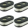 * Enlenk 4 Piece Lawn Mower Filter Replace Filtre A Air Pour Tondeuse A Gazon, Filtre A Air Pour Moteur De Remplacement, Moteur De Tondeuse A Gazon Remplace 798452 593260 5432K> Accessoire Pour Tondeuse Et Autoportée