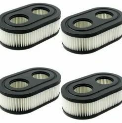 * Enlenk 4 Piece Lawn Mower Filter Replace Filtre A Air Pour Tondeuse A Gazon, Filtre A Air Pour Moteur De Remplacement, Moteur De Tondeuse A Gazon Remplace 798452 593260 5432K> Accessoire Pour Tondeuse Et Autoportée